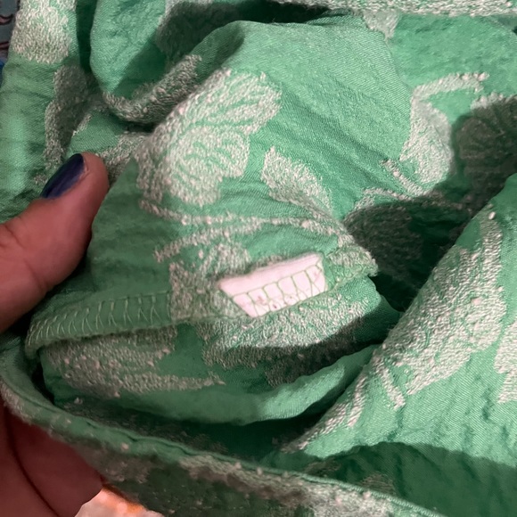 Zara green “tapestry” top - Picture 5 of 9